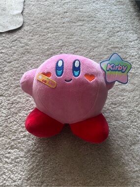 NWOT Kirby plushie